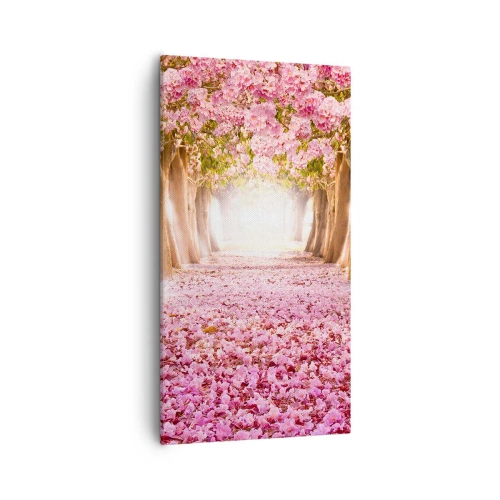 Cuadro sobre lienzo - Impresión de Imagen - El camino al paraíso - 55x100 cm