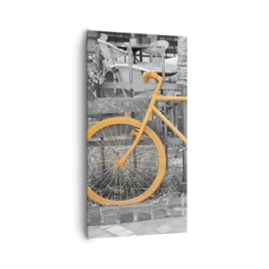 Cuadro sobre lienzo - Impresión de Imagen - Sigue, yo esperaré aquí - 65x120 cm