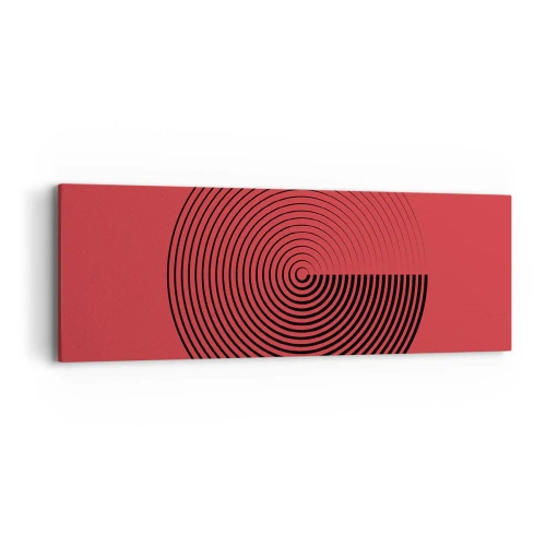 Cuadro sobre lienzo - Impresión de Imagen - Movimiento circular - 90x30 cm