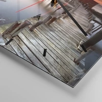 Esfera sin numeración, con rayas