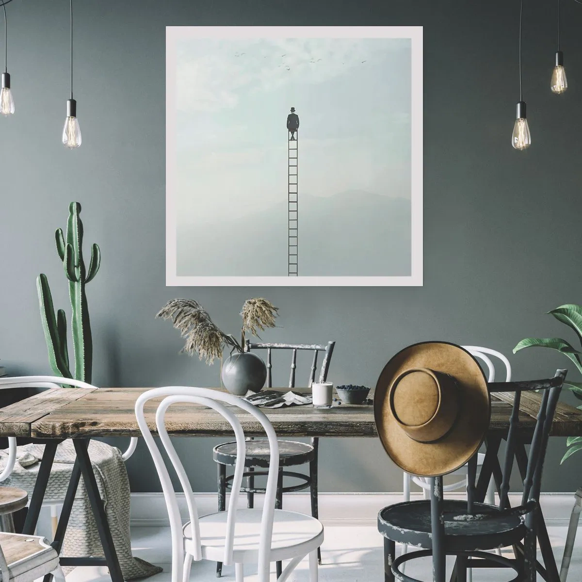 Póster - Hacia lo más alto - 40x40 cm