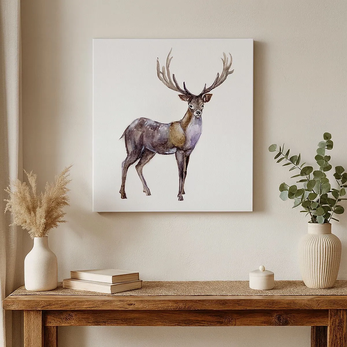 Cuadro sobre lienzo - Impresión de Imagen - Rey de las Tierras Salvajes del Norte - 30x30 cm