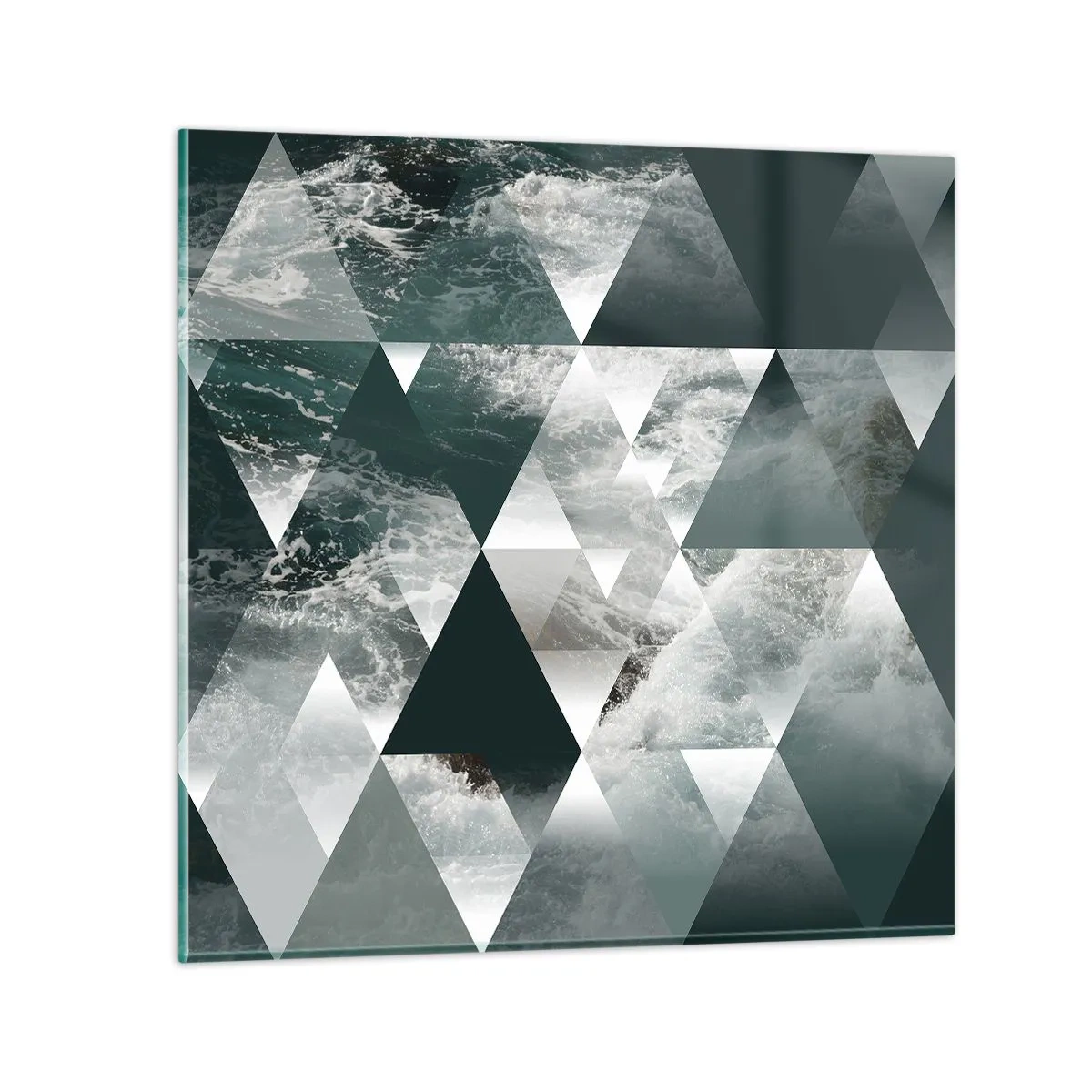 Cuadro sobre vidrio - Impresiones sobre Vidrio - Una perspectiva de cristal - 50x50 cm