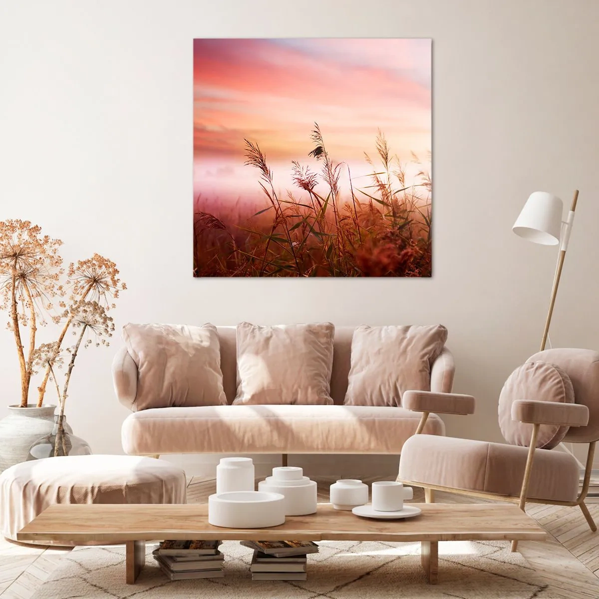 Cuadro sobre lienzo - Impresión de Imagen - El arte del viento - 60x60 cm