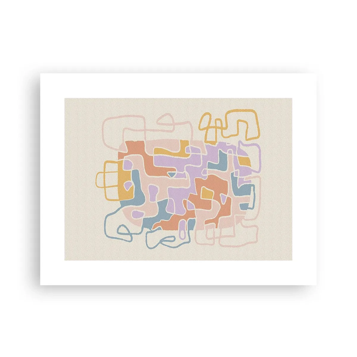 Póster - Laberinto - una alegre aventura - 40x30 cm