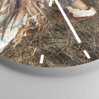 Esfera sin numeración, con rayas