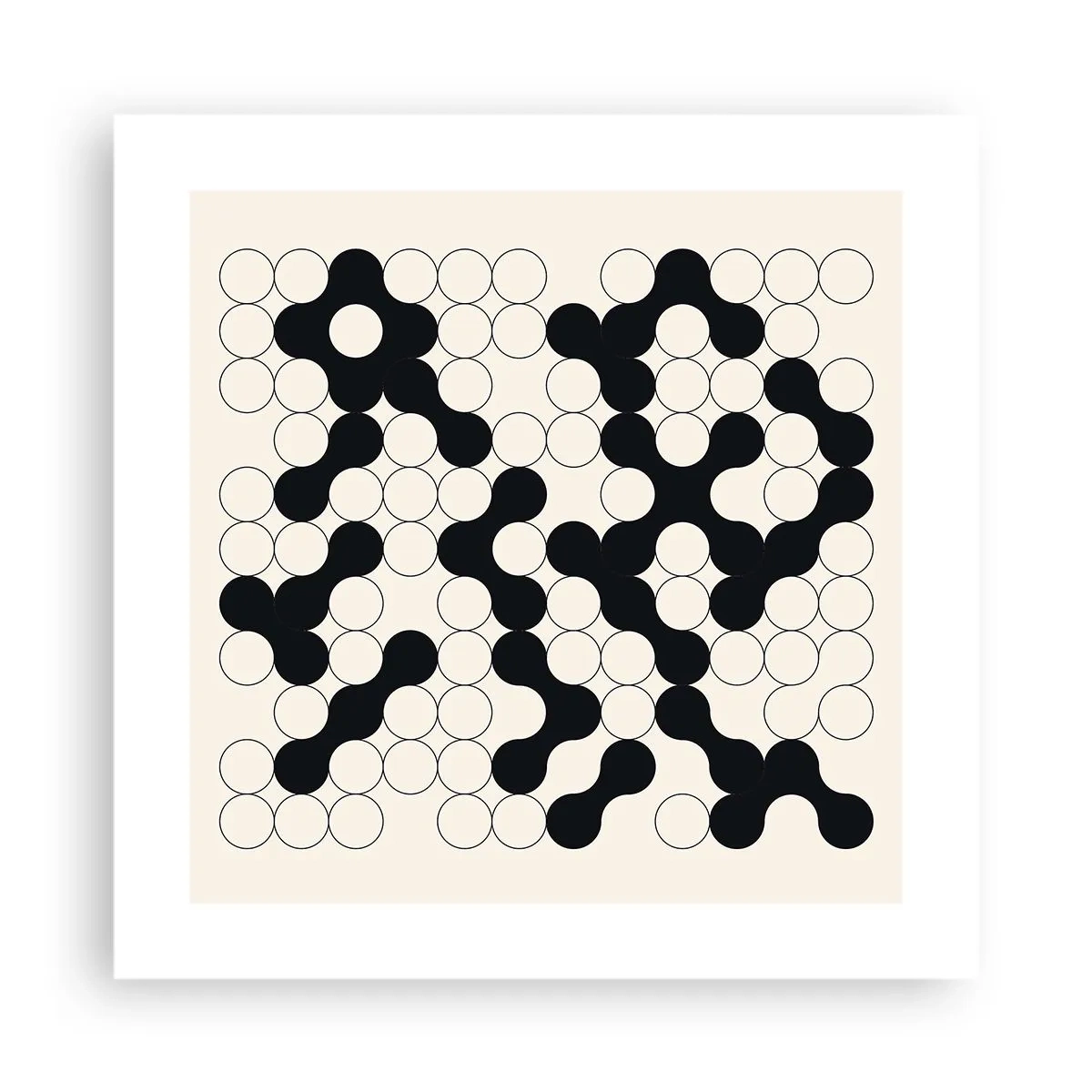 Póster - Juego chino - una variación - 40x40 cm