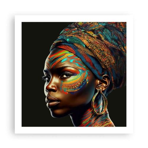 Póster - Reina africana - 60x60 cm