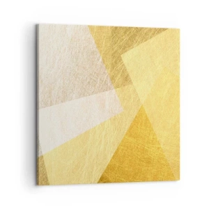 Cuadro sobre lienzo - Impresión de Imagen - Tiempo de geometría - 60x60 cm