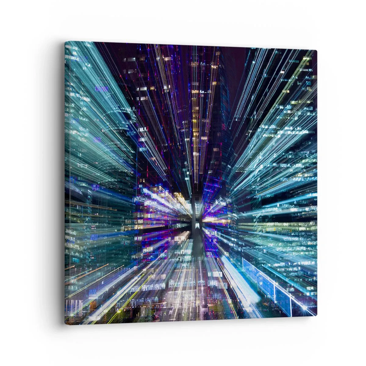 Cuadro sobre lienzo - Impresión de Imagen - Cruzando el hiperespacio - 30x30 cm