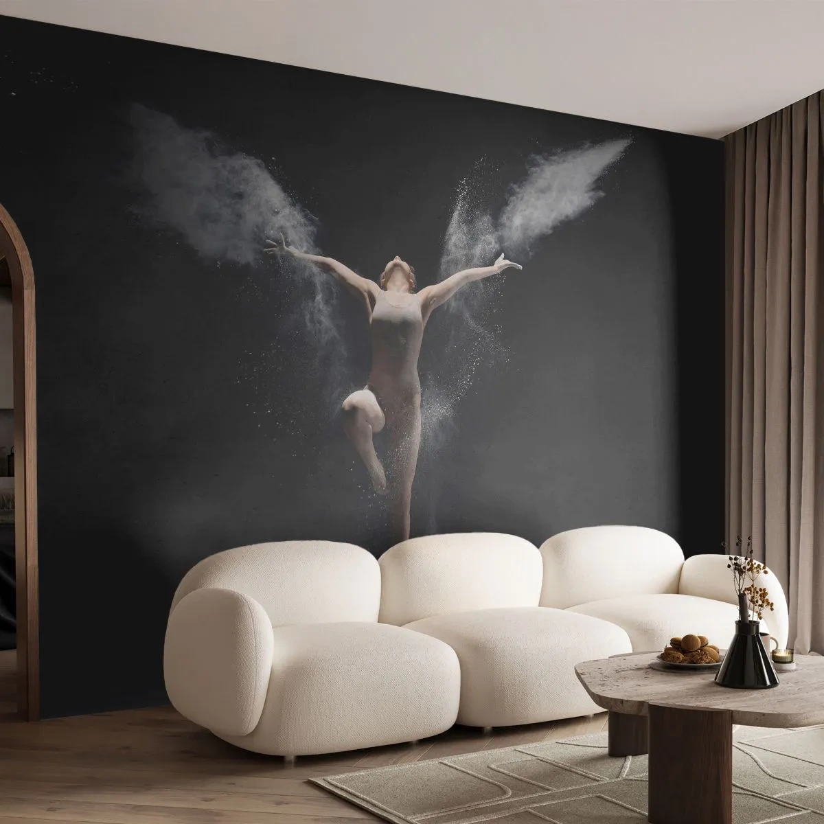 Fotomural Premium Canvas - Los duendes existen - Abstracción, Bailarín, Gimnasta - 350x256 cm