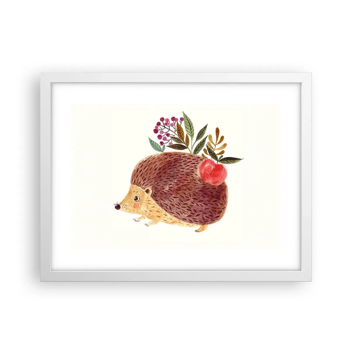 Póster en marco blanco - Y ya te gusto - 40x30 cm