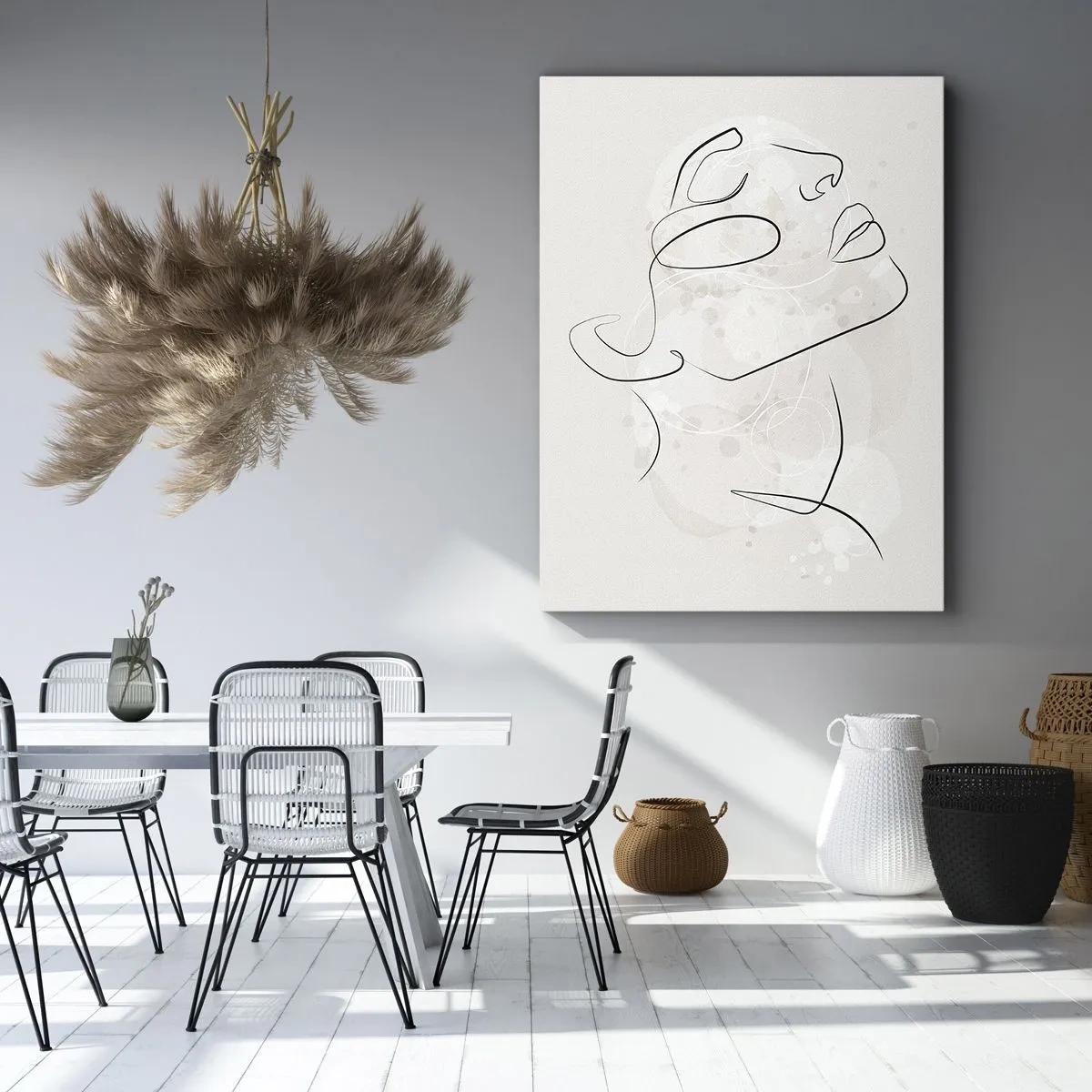Cuadro sobre lienzo - Impresión de Imagen - Contorno de un sueño - 45x80 cm