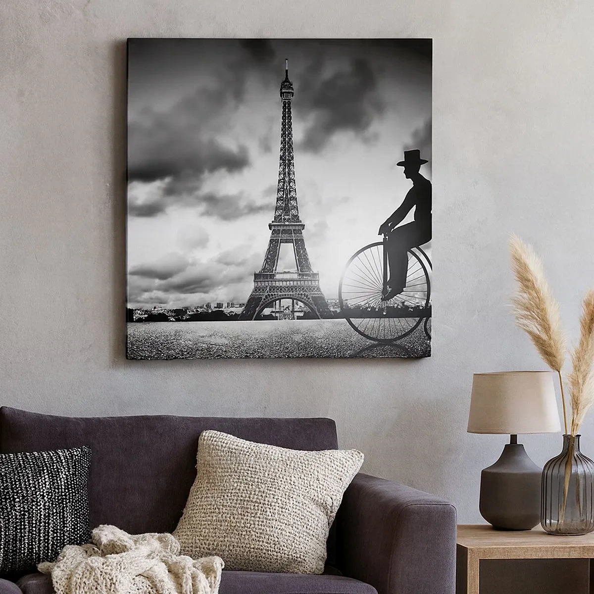 Cuadro sobre lienzo - Impresión de Imagen - Añoranza de la Belle Epoque - 30x30 cm