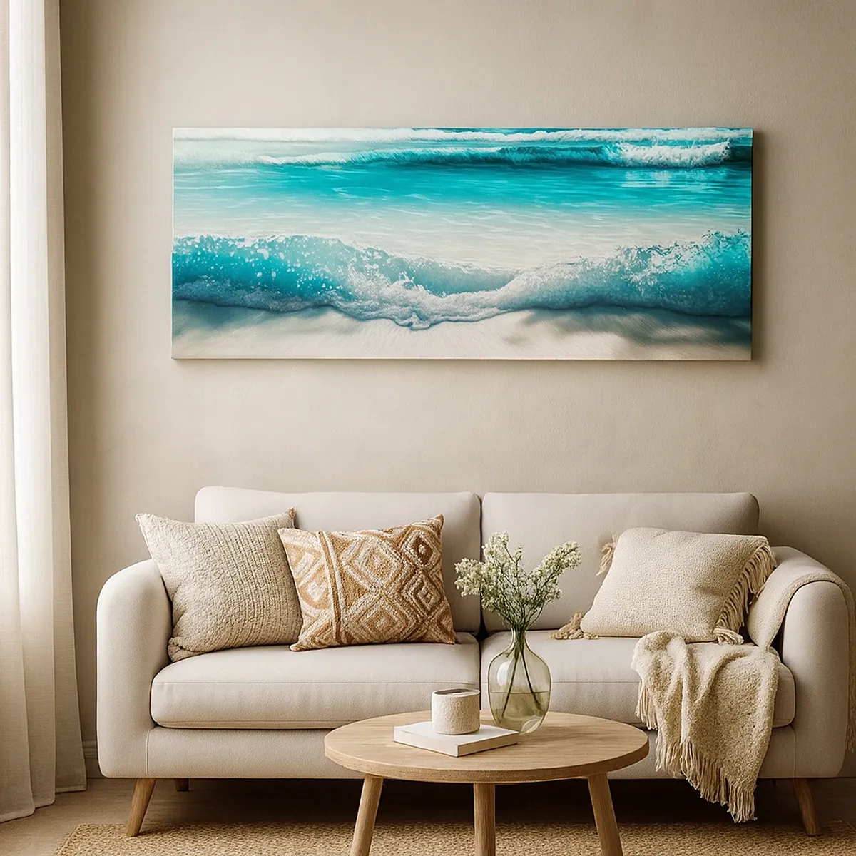 Cuadro sobre lienzo - Impresión de Imagen - Calma oceánica - 30x30 cm