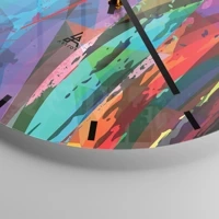 Esfera sin numeración, con rayas