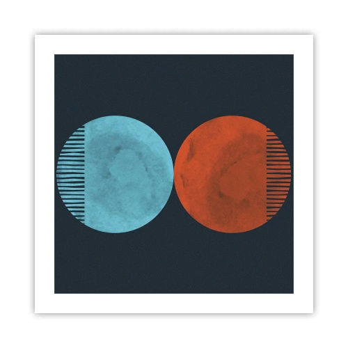 Póster - ¿Solo geometría? - 50x50 cm