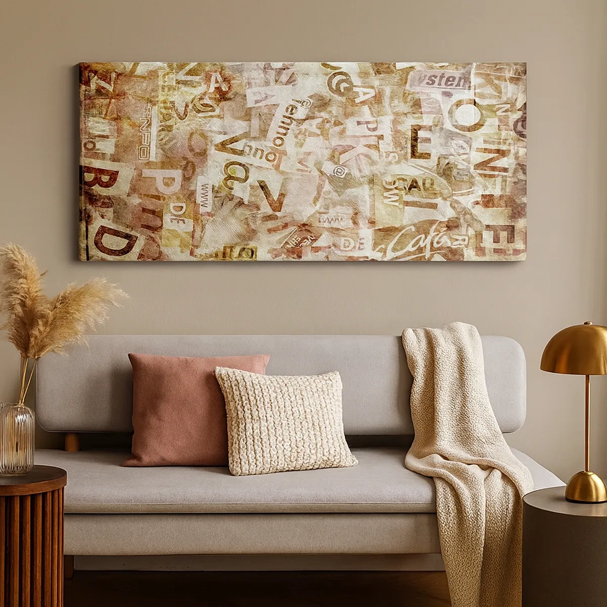 Cuadro sobre lienzo - Impresión de Imagen - Unificando el lenguaje - 30x30 cm