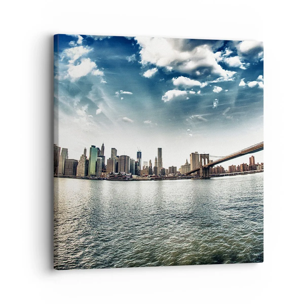 Cuadro sobre lienzo - Impresión de Imagen - Isla de cristal - 30x30 cm