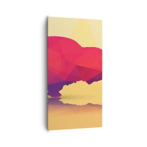 Cuadro sobre lienzo - Impresión de Imagen - Fuerza de bisonte - 65x120 cm