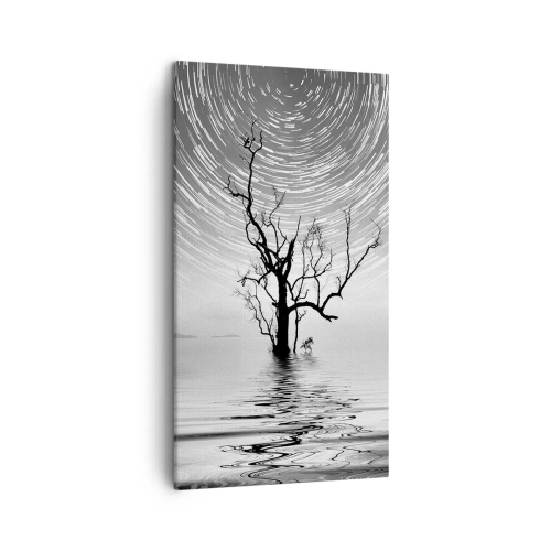 Cuadro sobre lienzo - Impresión de Imagen - Una sinfonía de la naturaleza - 45x80 cm