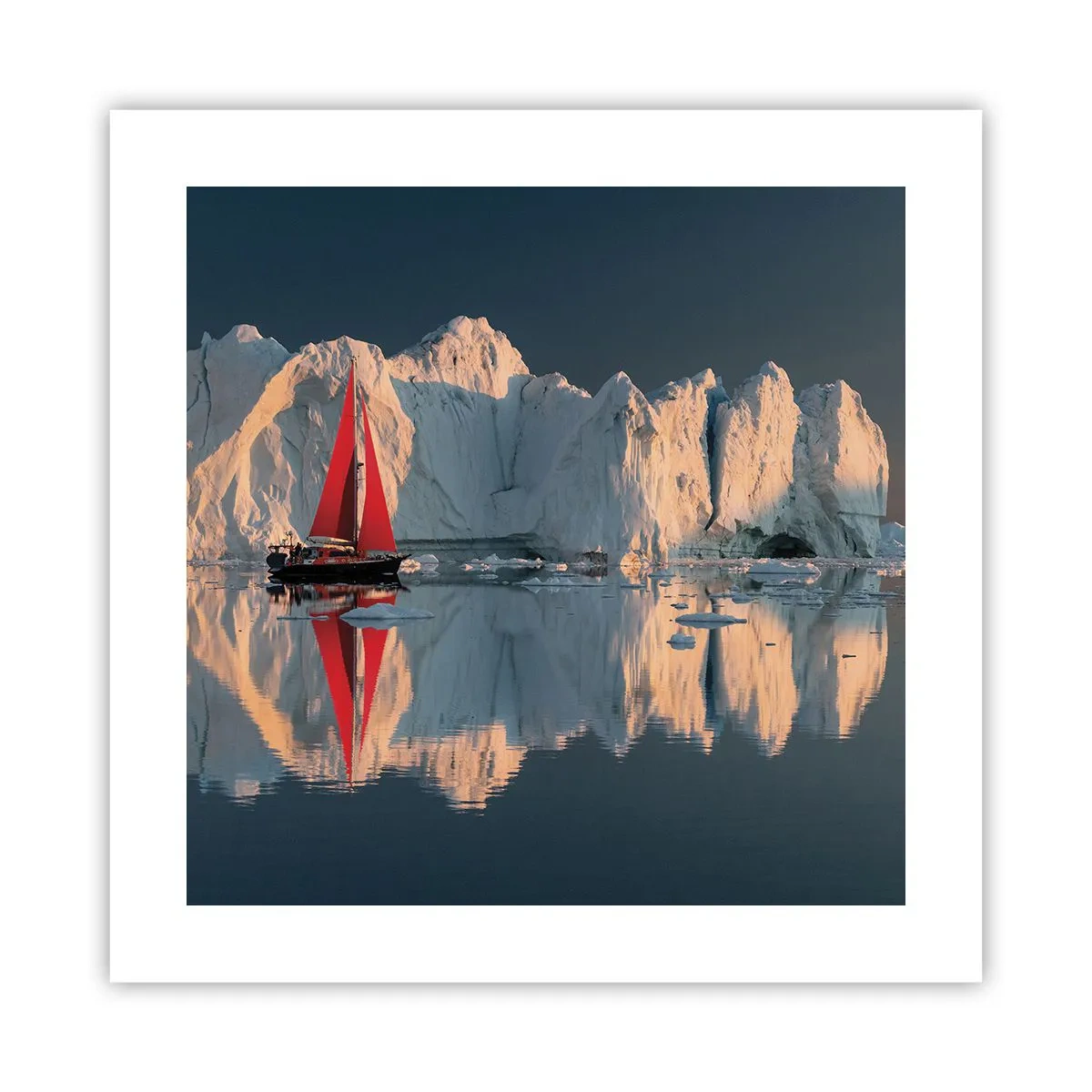 Póster - En el límite del mundo - 40x40 cm