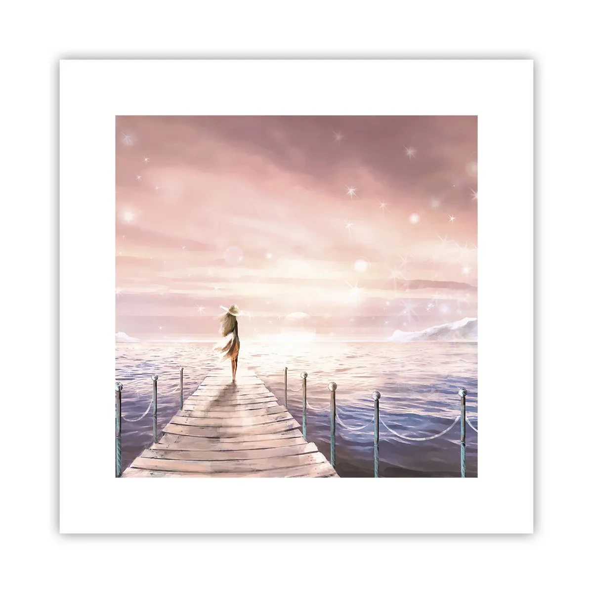 Póster - A la luz de un sueño - 30x30 cm