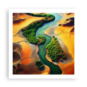 Póster - Río que da vida - 60x60 cm
