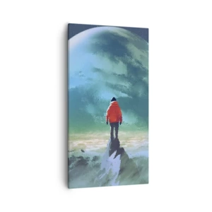 Cuadro sobre lienzo - Impresión de Imagen - Descubridor de una nueva Tierra - 55x100 cm