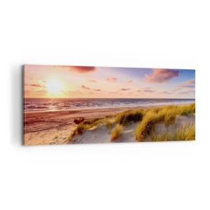 Cuadro sobre lienzo - Impresión de Imagen - Se siente la brisa veraniega - 100x40 cm