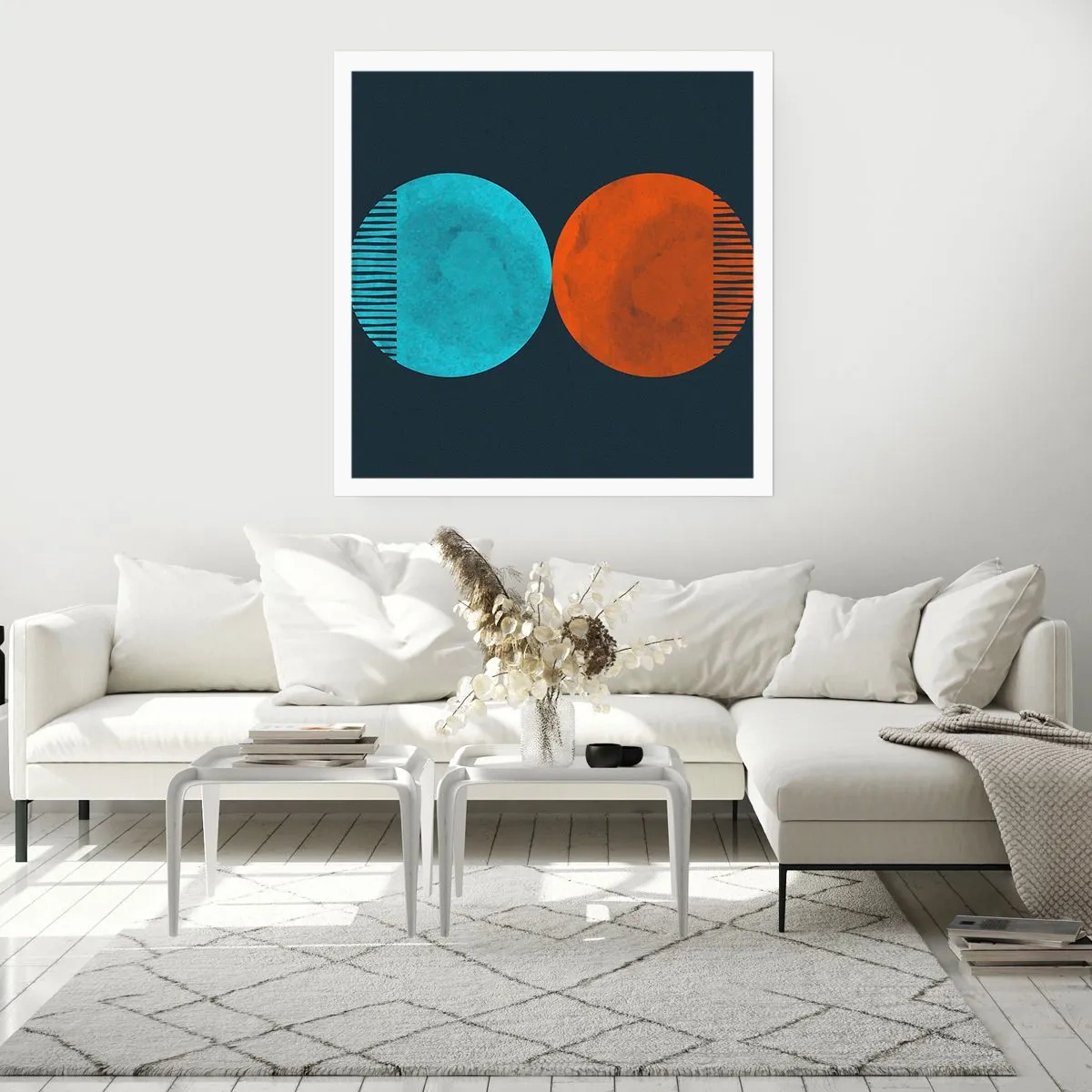 Póster - ¿Solo geometría? - 40x40 cm