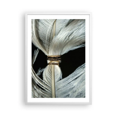 Póster en marco blanco - ...y no te dejaré.... - 50x70 cm