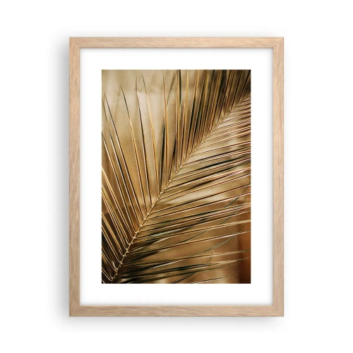 Póster en marco roble claro - Una columnata natural - 30x40 cm