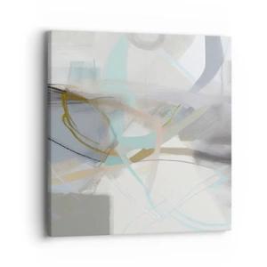 Cuadro sobre lienzo - Impresión de Imagen - Abstracción brumosa - 40x40 cm