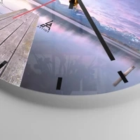 Esfera sin numeración, con rayas