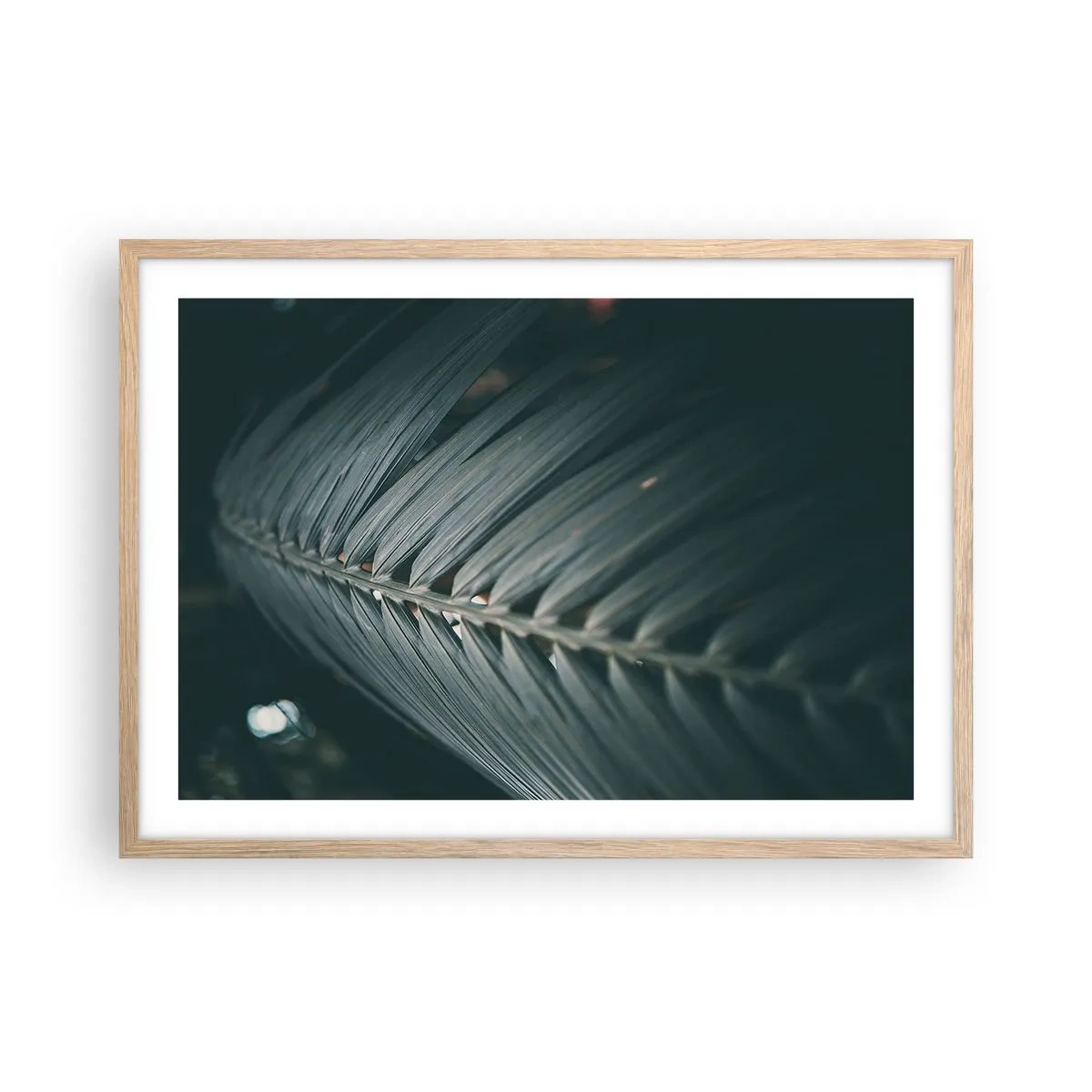 Póster en marco roble claro - La precisión de la naturaleza - 70x50 cm