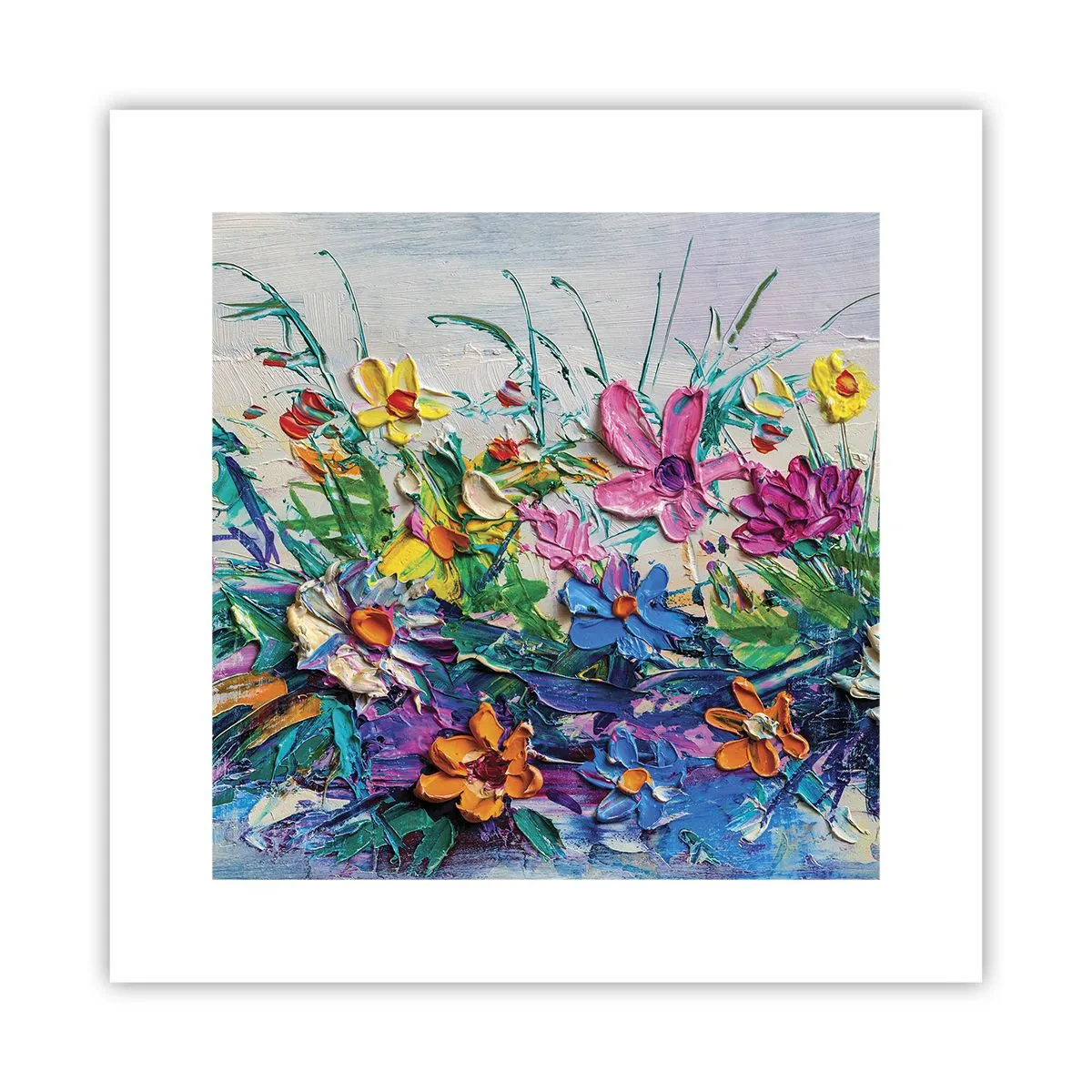 Póster - La energía de las flores - 30x30 cm