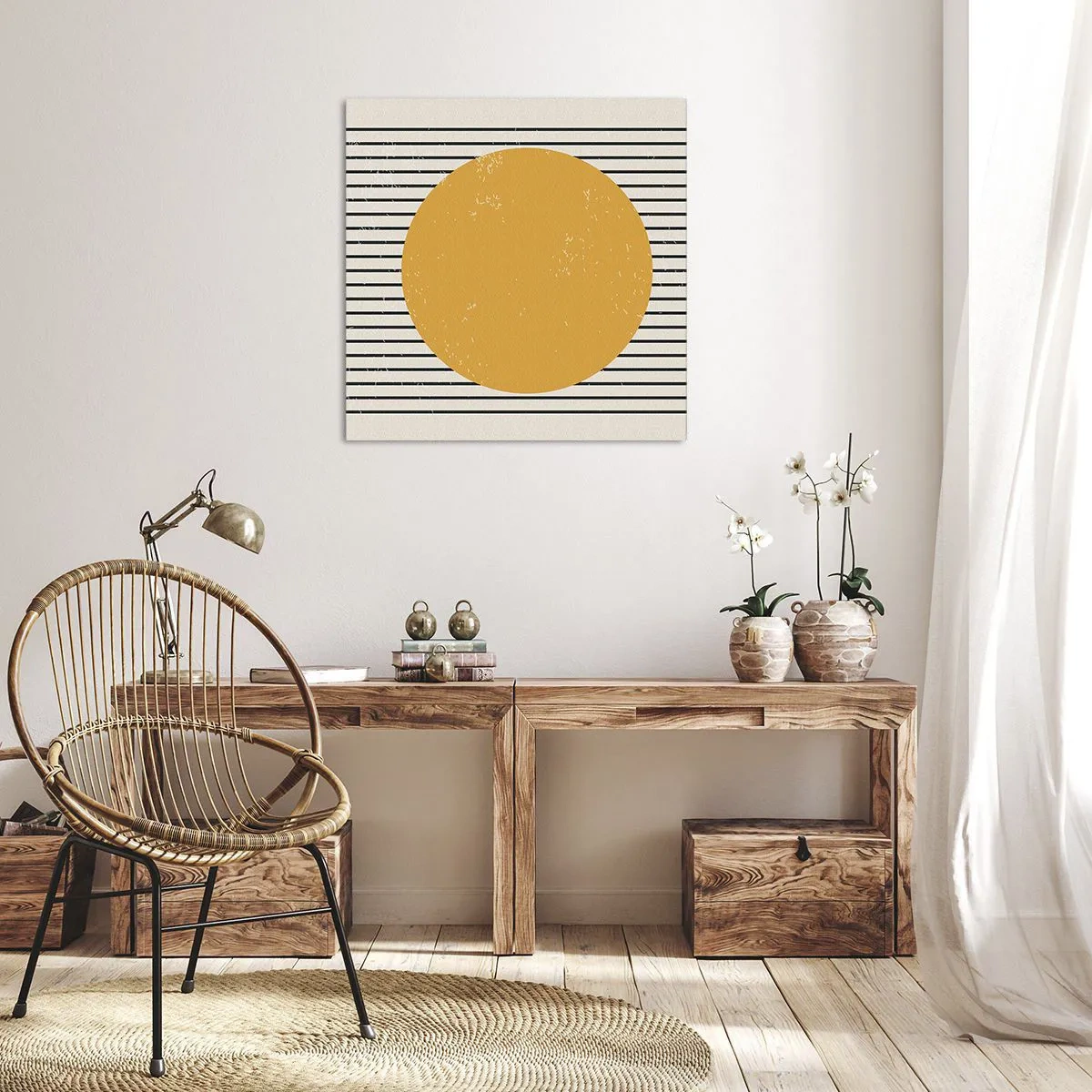 Cuadro sobre lienzo - Impresión de Imagen - El poder de la sencillez - 30x30 cm