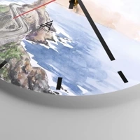 Esfera sin numeración, con rayas