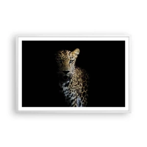 Póster en marco blanco - Belleza oscura - 91x61 cm