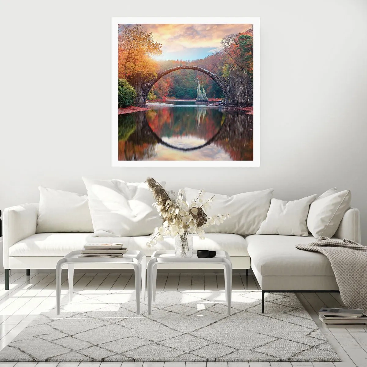 Póster - Al otro lado del espejo - 50x50 cm