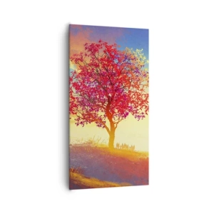 Cuadro sobre lienzo - Impresión de Imagen - Un peregrino en su destino - 65x120 cm