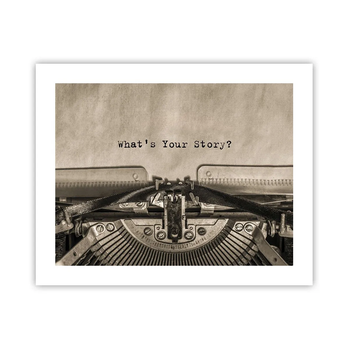 Póster - Solo espero una respuesta - 50x40 cm