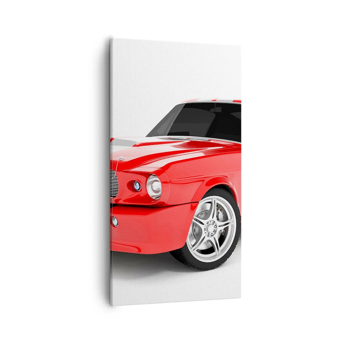 Cuadro sobre lienzo - Impresión de Imagen - Mustang veloz como el viento - 55x100 cm