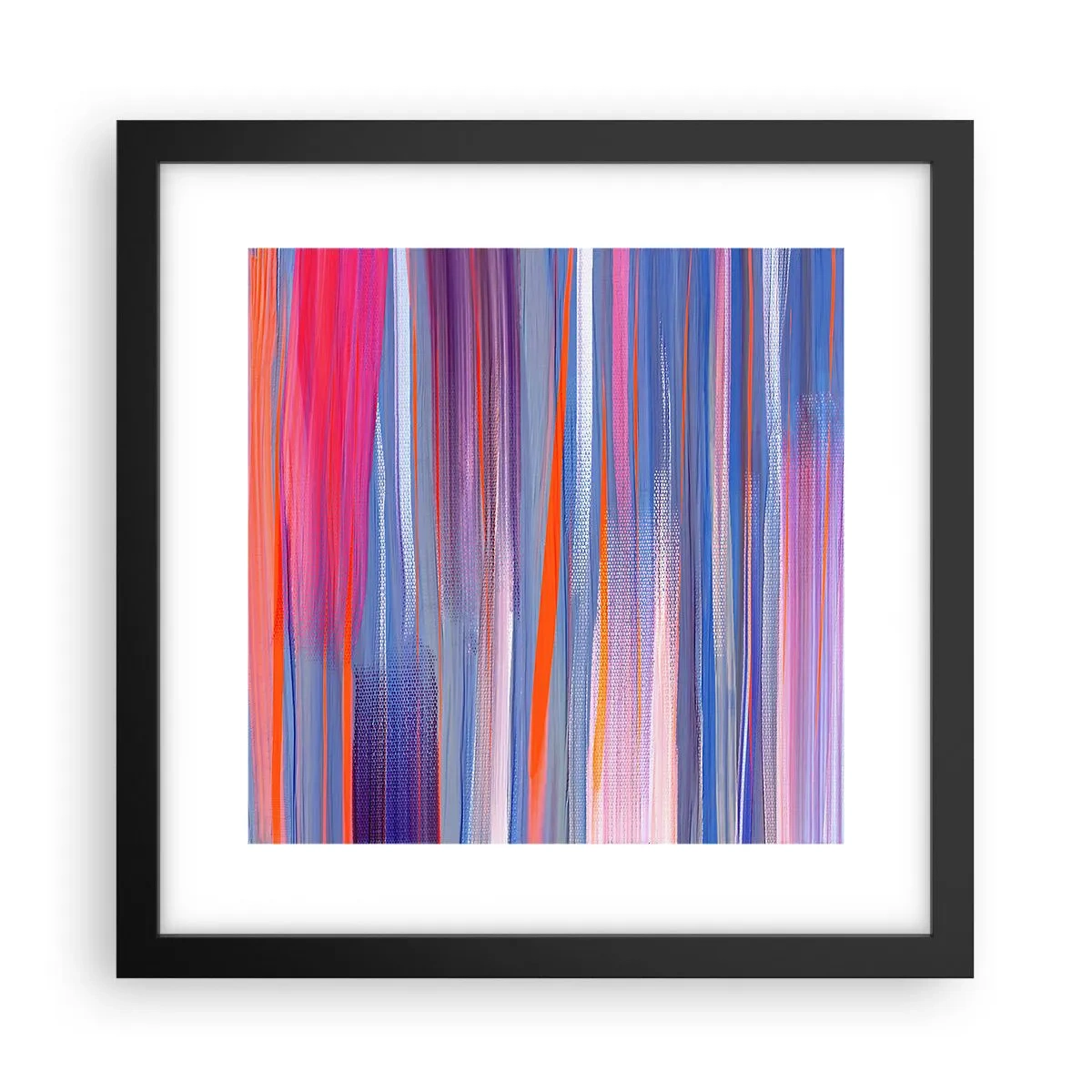 Póster en marco negro - Ascensión - 30x30 cm