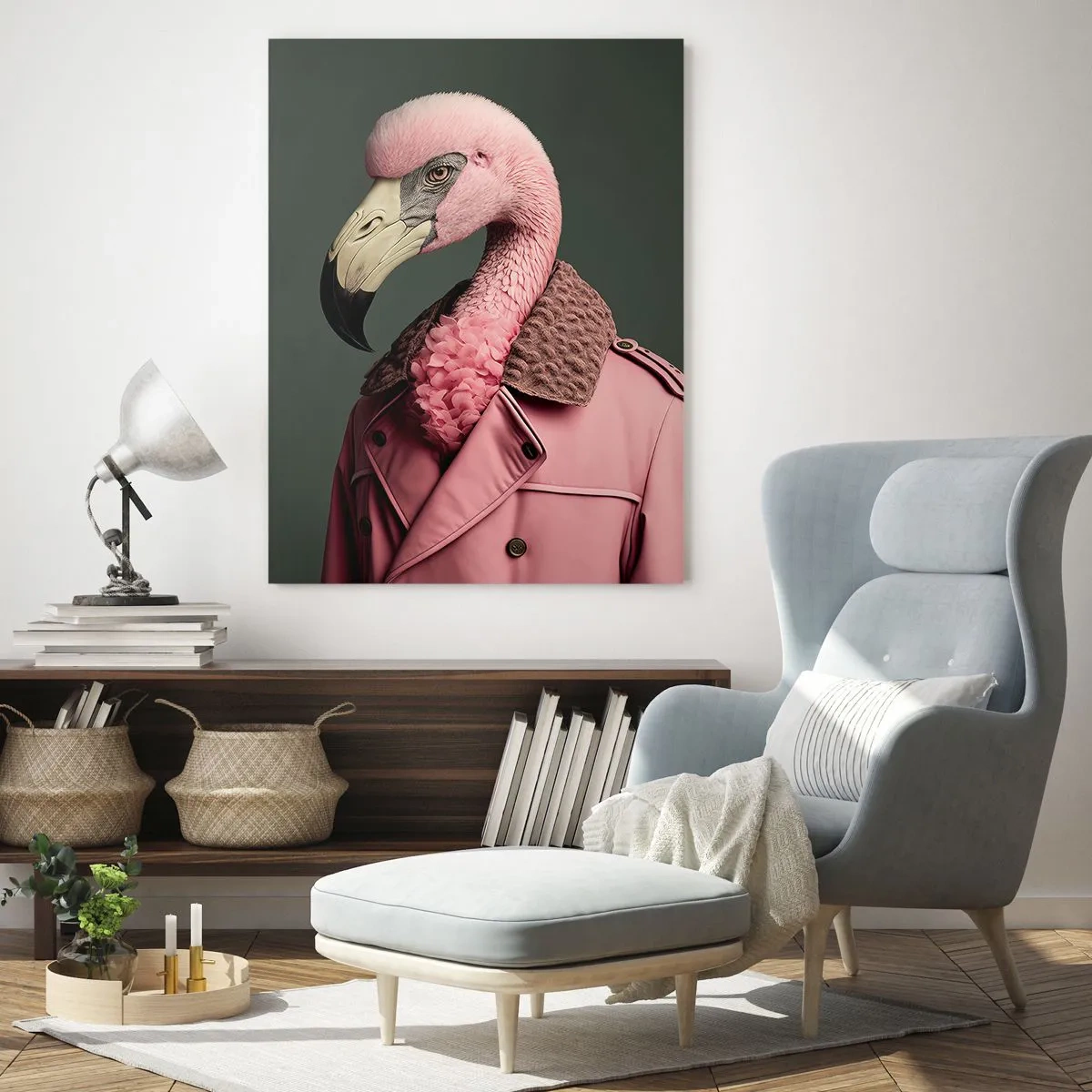 Cuadro sobre vidrio - Impresiones sobre Vidrio - La auténtica elegancia - 80x120 cm