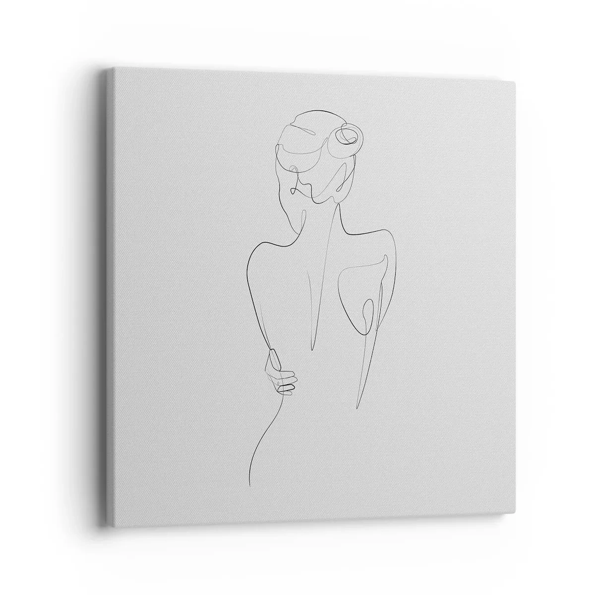 Cuadro sobre lienzo - Impresión de Imagen - Música del cuerpo - 40x40 cm