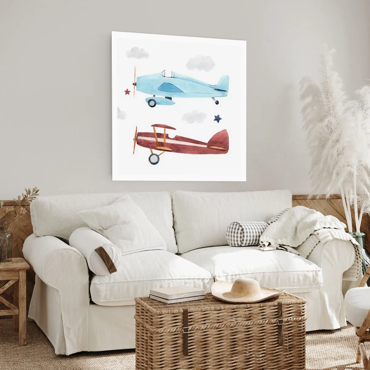 Póster - ¡Piloto, estamos esperando! - 50x50 cm