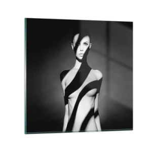 Cuadro sobre vidrio - Impresiones sobre Vidrio - En la luz y en la sombra - 70x70 cm