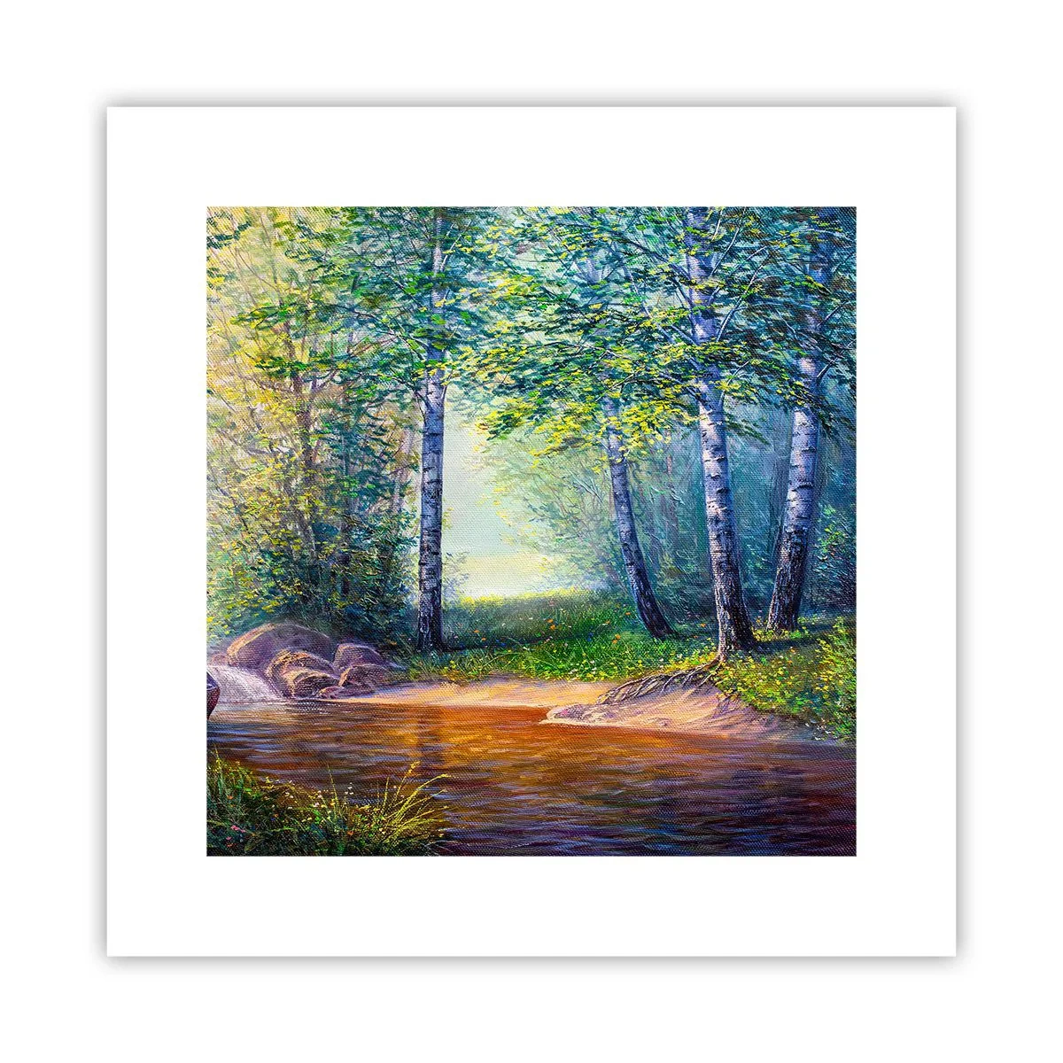 Póster - Paisaje idílico - 30x30 cm